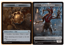 Clue // Eldrazi Horror Double-Sided Token